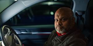 Sai Akunuri balances full-time work in a supermarket with Uber driving.