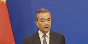 China’s Foreign Minister Wang Yi’s press conferences were tightly scripted.