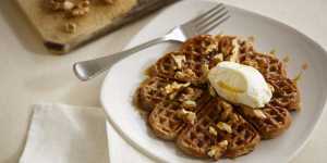 Breakfast hit:Spice up your morning meal with these delicious waffles.