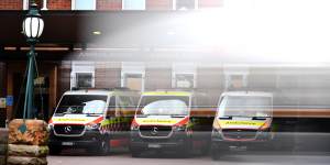 Paramedics had the busiest ever January to March quarter in more than a decade with almost 315,000 responses to ambulance calls. 