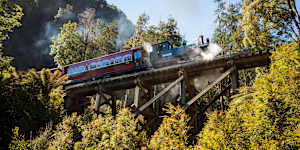 The West Coast Wilderness Railway.