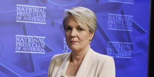 Federal Environment and Water Minister Tanya Plibersek released the State of the Environment 2021 report at the National Press Club on Tuesday. 