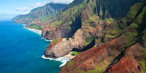 The helicopter failed to return from a tour of Kauai's Na Pali Coast.