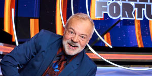 Graham Norton swaps the glamour of his talk show for an Aussie Wheel of Fortune