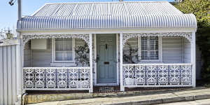 A double-fronted,two-bedroom workers’ cottage in inner Sydney.