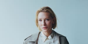 Blanchett is up for a possible third Oscar win with her role as a fierce conductor in Tár.