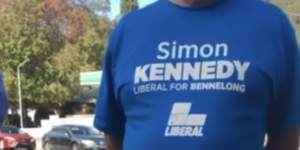 A Liberal volunteering for Simon Kennedy in the seat of Bennelong,who was filmed denouncing vaccines and spreading COVID conspiracy theories.