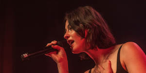 Gracie Abrams performs at Forum Melbourne.