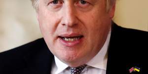 Fined:British Prime Minister Boris Johnson.