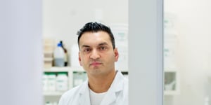 Dr Sud Agarwal,chief executive of Cannvalate,says the new medicinal cannabis manufacturing plant will reduce Australia's reliance on imported products.