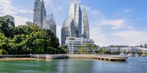 Luxury apartments in the Keppel Bay area.