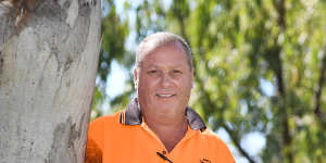 John Beitzel,a Moira Shire councillor who owns a plumbing and hardware store in town. He is also the footy club president.