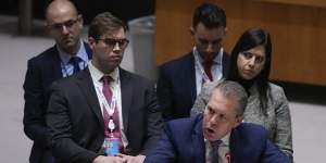 Israeli ambassador Gilad Erdan claimed the UN was “committed to ensuring further atrocity”.