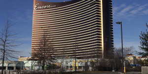 Wynn's $US2.6 billion Encore Boston Harbor casino complex is scheduled to open in June but its licence is under threat.