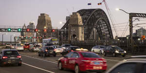 Only southbound journeys on the Sydney Harbour Bridge are tolled at present.