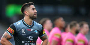 Sharks sweating on Johnson return as season hangs by a thread