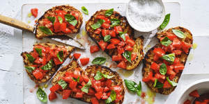 Classic bruschetta.