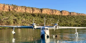 Rare plane makes spectacular landings in Australia’s most isolated region