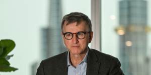 CFMEU administrator Mark Irving,KC,in his chambers.