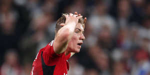 Rasmus Hojlund scored twice for Manchester United but it was all in vain against Copenhagen.