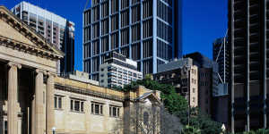 British architect Norman Foster’s Deutsche Bank Place in Sydney. 