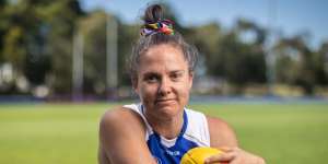 North Melbourne captain Emma Kearney is out to the public.