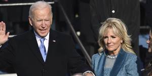 Joe Biden is sworn in as the 46th US President on Wednesday,Jan. 20,2021,in Washington.