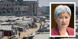 Foreign Affairs Minister Penny Wong’s office issued a statement on Monday night urging Israel not to invade Rafah.