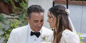 Andy Garcia and Adria Arjona in the remake of<i>Father Of The Bride.