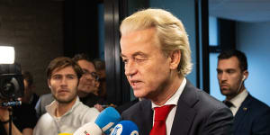 Geert Wilders’ Freedom party topped the polls in last month’s Dutch elections.
