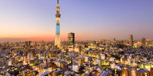 Tokyo’s Skytree,Japan’s tallest structure.