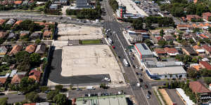 The former dive sites for the WestConnex on Parramatta Road will eventually be turned into housing.