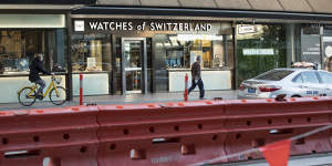 Watches of Switzerland is suing the NSW government for $4 million for losses it claims to have suffered from construction of the CBD light rail.