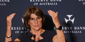 Michele Bullock,governor of the Reserve Bank of Australia.