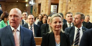 A broader church? The Liberal Party is attempting to appeal to women,but Opposition Leader Peter Dutton can’t leave it to his deputy,Sussan Ley.
