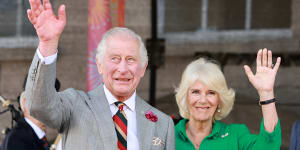 King Charles III and Queen Camilla in Northern Ireland in May 2023.