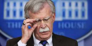 Former National security adviser John Bolton.