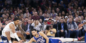 Sixers hold off Nuggets to extend home run