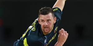 Josh Hazlewood suggested it was ‘in Australia’s interest’ for England to be eliminated.