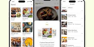 On the Good Food app,you can save all of your favourite recipes and restaurants in one easy place,and create your own custom saved lists.