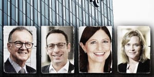 Former Telstra boss Ziggy Switkowski is leading an independent review of PwC’s troubled Australian operations;while global executives Coenraad Richardson,Diana Weiss and Carol Stubbings,deal with the fallout.