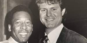 Pele and Rene Colusso met again in 1990.