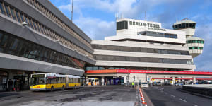 A view of the Tegel airport.