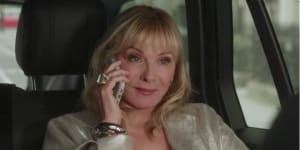 Kim Cattrall in her much-anticipated comeback as Samantha Jones in the season two finale of And Just Like That. 