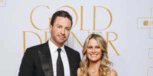 Scott and Alina Barlow at this year’s Gold Dinner fundraiser.