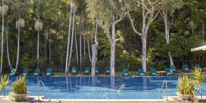 Luxe facilities on 45-acres of sub-tropical rainforest.