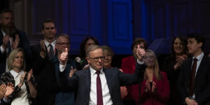 Prime Minister Anthony Albanese was given a hero’s welcome. 