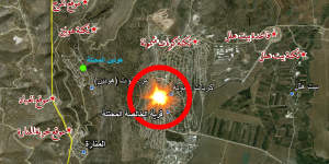 A Hezbollah-linked Telegram channel,on Friday,posted a map of Kiryat Shmona,in northern Israel,claiming they had attacked with rockets after Australian Hezbollah fighter Ali Bazzi was killed in an airstrike.