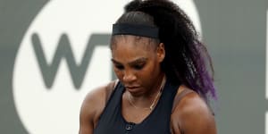 Serena Williams won upon her return to the WTA tour.