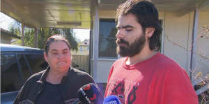 Emma Patten and William Patten,the aunt and brother of alleged terrorist Jordan Patten,spoke to the media on Thursday. 